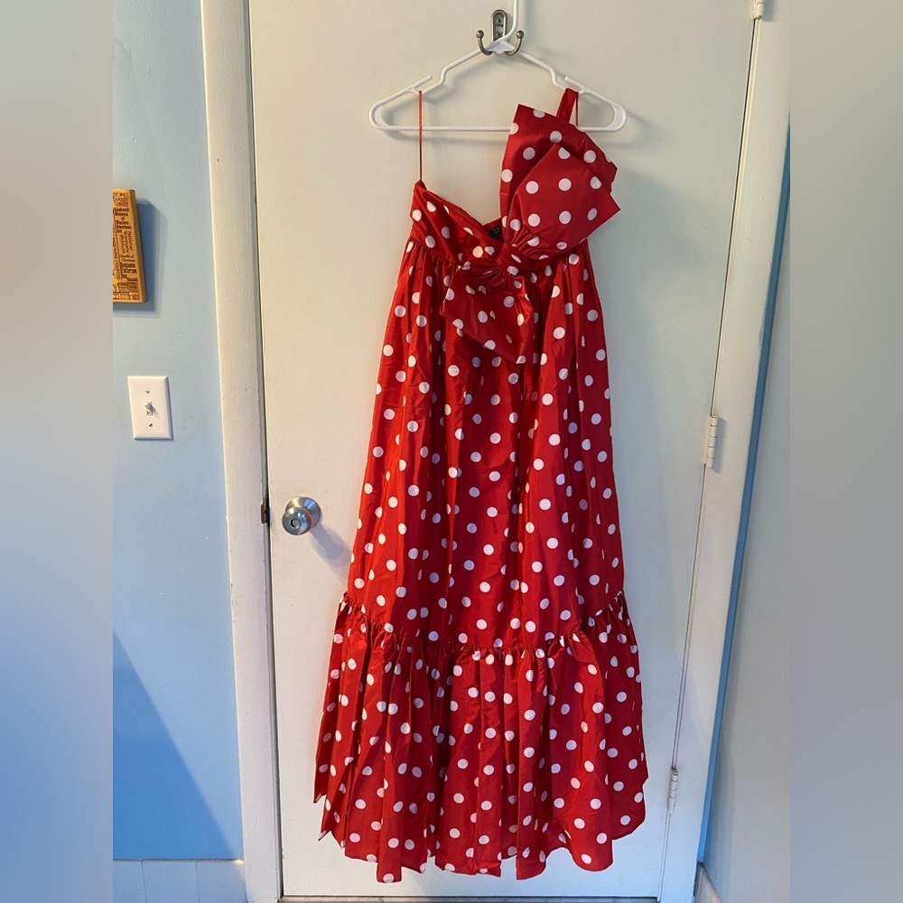 NWT Anthropologie Atsu Sally Bow Midi Dress Size XXS - Picture 2 of 15